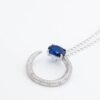Collana Donna Bottega Boccadamo In Argento 925 Con Pendente Circolare E Cristalli Bianchi E Blu 6 - Verre Gioielli Collana Donna Bottega Boccadamo In Argento 925 Con Pendente Circolare E Cristalli Bianchi E Blu 3 Verre Gioielli - l'istituzione del gioiello