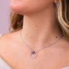 Collana Donna Bottega Boccadamo In Argento 925 Con Pendente Circolare E Cristalli Bianchi E Blu 5 - Verre Gioielli Collana Donna Bottega Boccadamo In Argento 925 Con Pendente Circolare E Cristalli Bianchi E Blu 2 Verre Gioielli - l'istituzione del gioiello