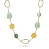 Collana Donna Girocollo Boccadamo In Bronzo Placcato Oro Giallo E Cristalli 1 Verre Gioielli - l'istituzione del gioiello
