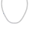 Collana Uomo Maserati In Acciaio Silver E Blu 1 - Verre Gioielli Collana Uomo Maserati In Acciaio Silver E Blu