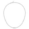 Collana Uomo Maserati In Acciaio Silver Iconic 3 Verre Gioielli - l'istituzione del gioiello