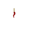 Corno Portafortuna Igold In Oro Giallo 9 Kt E Smalto Rosso