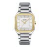Orologio Uomo Cluse Quadrus In Acciaio Silver E Dorato 4 - Verre Gioielli Orologio Uomo Cluse Quadrus In Acciaio Silver E Dorato
