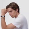 Orologio Uomo Daniel Wellington In Acciaio Dorato E Pelle Nera Bound Guilloché 1 Verre Gioielli - l'istituzione del gioiello