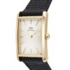Orologio Uomo Daniel Wellington In Acciaio Dorato E Pelle Nera Bound Guilloché 2 Verre Gioielli - l'istituzione del gioiello