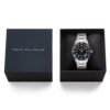 Orologio Uomo Daniel Wellington In Acciaio Silver E Ceramica Iconic Link Gmt 5 Verre Gioielli - l'istituzione del gioiello
