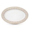 Vassoio Ovale Pozzi Milano In Porcellana Bianca Golden 2 - Verre Gioielli Vassoio Ovale Pozzi Milano In Porcellana Bianca Golden