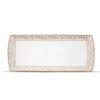Vassoio Rettangolare Pozzi Milano In Porcellana Bianca Golden