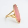 Anello Donna Boccadamo In Bronzo Placcato Oro Giallo E Cristallo Rosa 1 Verre Gioielli - l'istituzione del gioiello