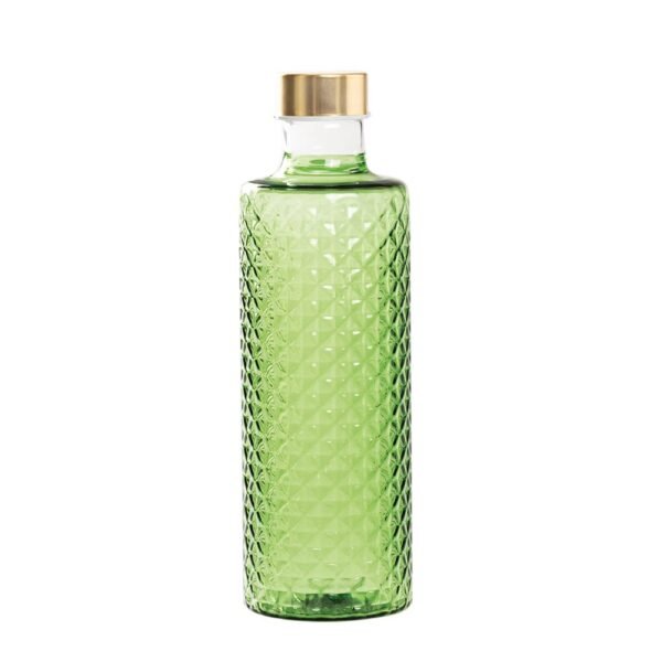 Bottiglia Zafferano Isolano In Vetro Borosilicato Verde