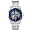 Orologio Uomo Bulova Automatico Sutton Skeleton In Acciaio Silver