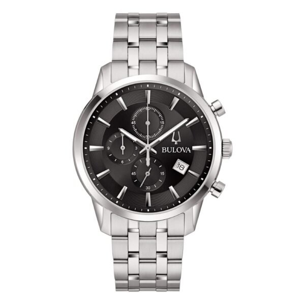 Orologio Uomo Bulova Cronografo Sutton Chrono In Acciaio Silver