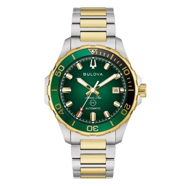 Orologio Uomo Bulova Marin Star Automatico In Acciaio Silver E Dorato