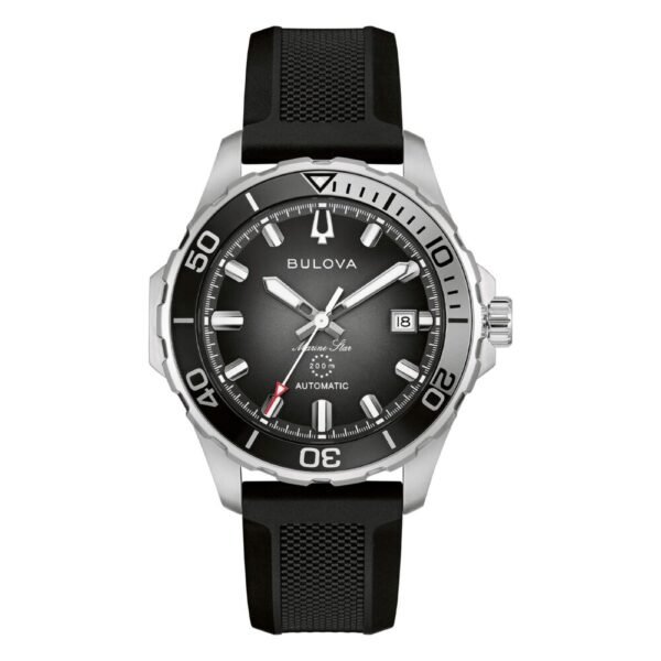 Orologio Uomo Bulova Marine Star Automatico In Acciaio Silver E Silicone