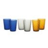 Set 6 Bicchieri Isolano Tumbler Zafferano In Vetro Colorato 2 - Verre Gioielli Set 6 Bicchieri Isolano Tumbler Zafferano In Vetro Colorato