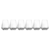 Set 6 Bicchieri Tumbler Zafferano Esperienze In Vetro Trasparente