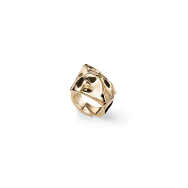 Anello Donna Unoaerre In Ottone Dorato Lux
