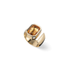 Anello Donna Unoaerre Joya In Ottone Dorato E Cristallo Giallo