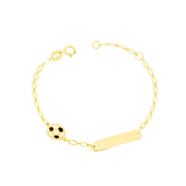Bracciale Bambino Igold In Oro Giallo 9 Kt Con Pallone