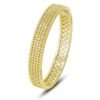 Bracciale Donna Bangle Boccadamo In Bronzo E Placcatura Oro Giallo Con Zirconi Bianchi 2 - Verre Gioielli Bracciale Donna Bangle Boccadamo In Bronzo E Placcatura Oro Giallo Con Zirconi Bianchi