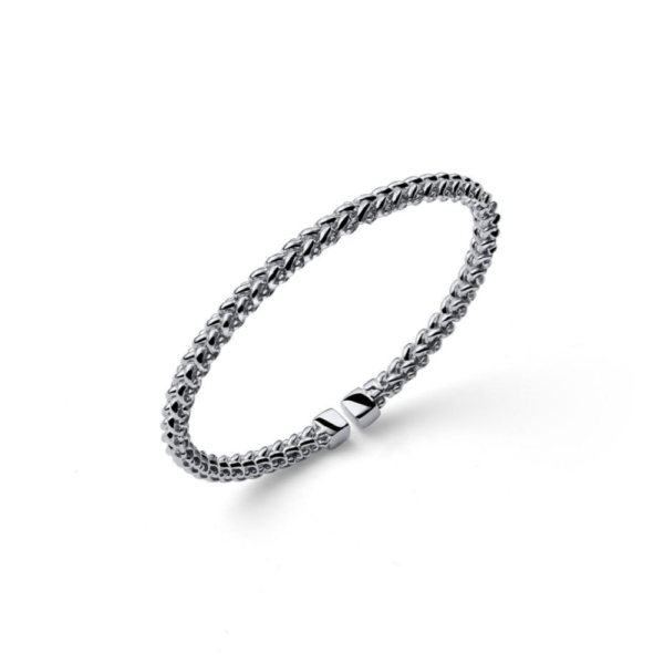 Bracciale Donna Bangle Unoaerre In Argento 925 Chicco Di Riso