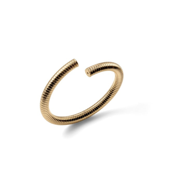 Bracciale Donna Bangle Unoaerre In Ottone Dorato Tubogas