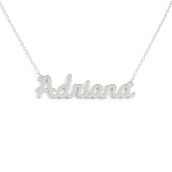 Collana Donna Con Nome Adriana In Acciaio Silver Magic In The Moonlight