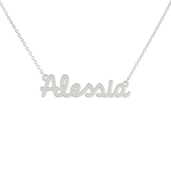 Collana Donna Con Nome Alessia In Acciaio Silver Magic In The Moonlight