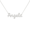 Collana Donna Con Nome Angela In Acciaio Silver Magic In The Moonlight