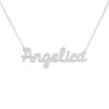 Collana Donna Con Nome Angelica In Acciaio Silver Magic In The Moonlight 1 - Verre Gioielli Collana Donna Con Nome Angelica In Acciaio Silver Magic In The Moonlight
