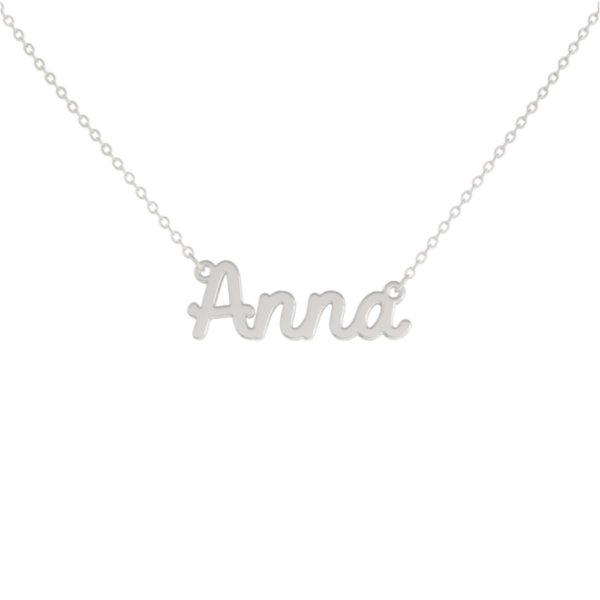 Collana Donna Con Nome Anna In Acciaio Silver Magic In The Moonlight