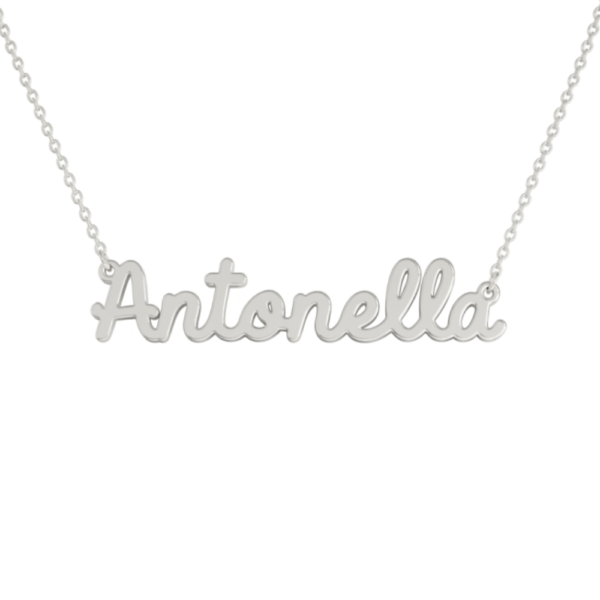 Collana Donna Con Nome Antonella In Acciaio Silver Magic In The Moonlight