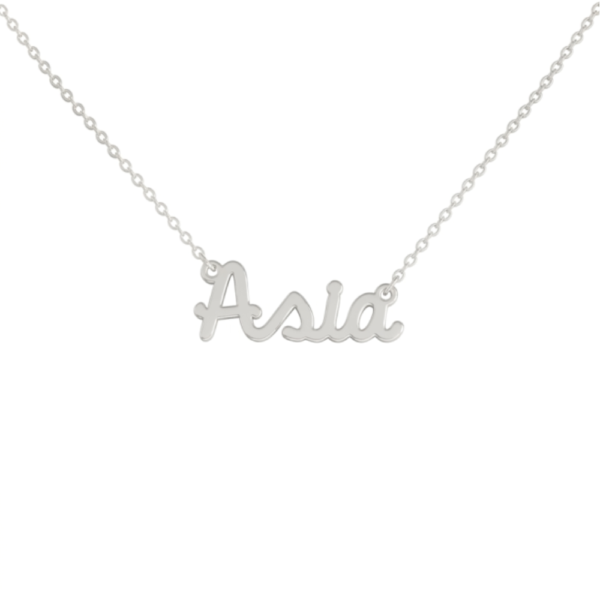 Collana Donna Con Nome Asia In Acciaio Silver Magic In The Moonlight