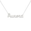 Collana Donna Con Nome Aurora In Acciaio Silver Magic In The Moonlight