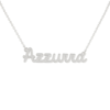 Collana Donna Con Nome Azzurra In Acciaio Silver Magic In The Moonlight