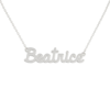 Collana Donna Con Nome Beatrice In Acciaio Silver Magic In The Moonlight
