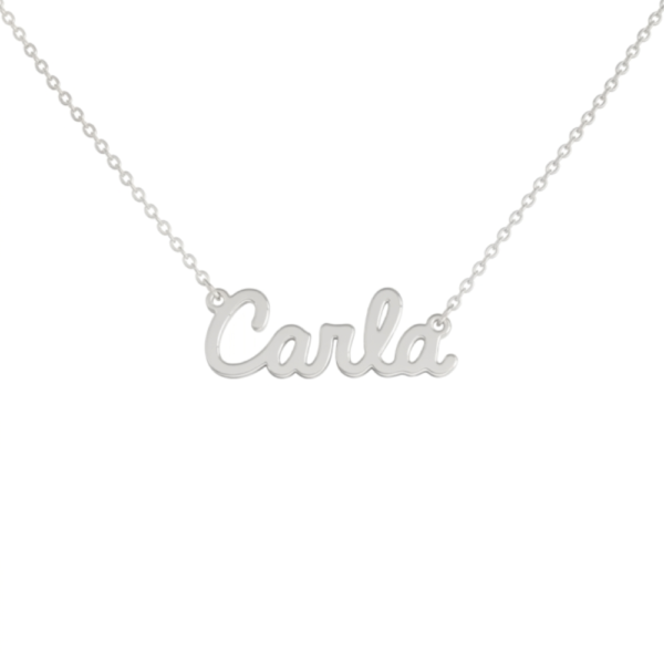 Collana Donna Con Nome Carla In Acciaio Silver Magic In The Moonlight