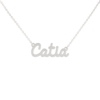 Collana Donna Con Nome Catia In Acciaio Silver Magic In The Moonlight 2 - Verre Gioielli Collana Donna Con Nome Catia In Acciaio Silver Magic In The Moonlight
