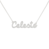 Collana Donna Con Nome Celeste In Acciaio Silver Magic In The Moonlight