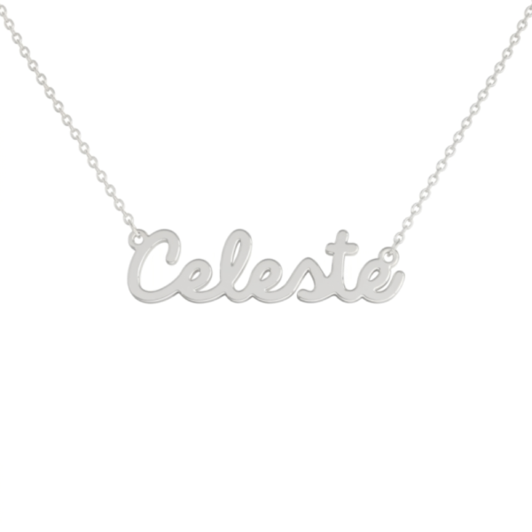 Collana Donna Con Nome Celeste In Acciaio Silver Magic In The Moonlight 3 - Verre Gioielli Collana Donna Con Nome Celeste In Acciaio Silver Magic In The Moonlight