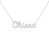 Collana Donna Con Nome Chiara In Acciaio Silver Magic In The Moonlight 2 - Verre Gioielli Collana Donna Con Nome Chiara In Acciaio Silver Magic In The Moonlight