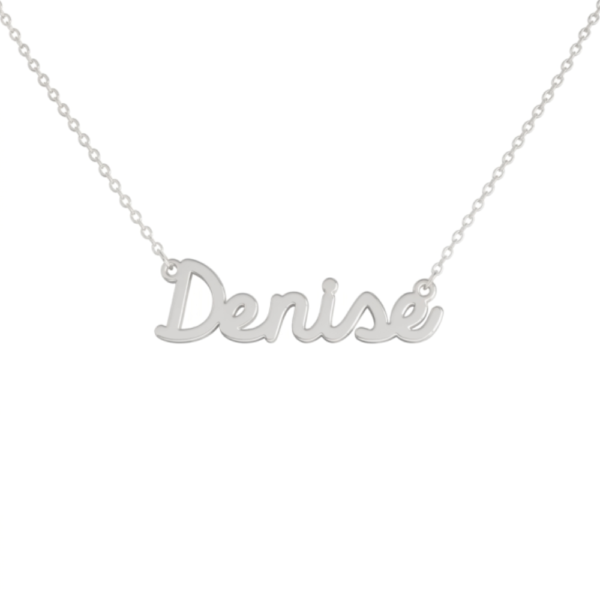 Collana Donna Con Nome Denise In Acciaio Silver Magic In The Moonlight