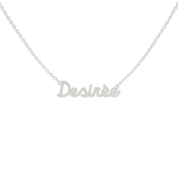 Collana Donna Con Nome Desirèe In Acciaio Silver Magic In The Moonlight