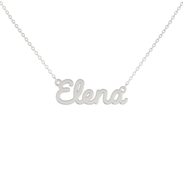 Collana Donna Con Nome Elena In Acciaio Silver Magic In The Moonlight