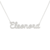 Collana Donna Con Nome Eleonora In Acciaio Silver Magic In The Moonlight 1 - Verre Gioielli Collana Donna Con Nome Eleonora In Acciaio Silver Magic In The Moonlight