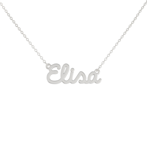 Collana Donna Con Nome Elisa In Acciaio Silver Magic In The Moonlight