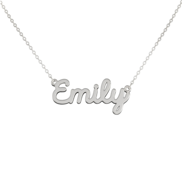 Collana Donna Con Nome Emily In Acciaio Silver Magic In The Moonlight