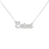 Collana Donna Con Nome Erica In Acciaio Silver Magic In The Moonlight