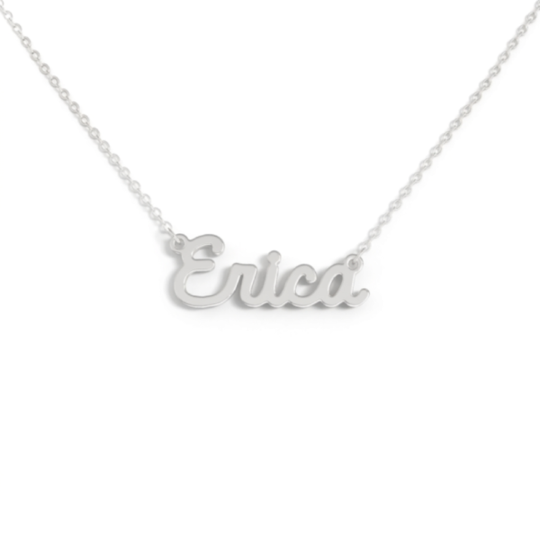 Collana Donna Con Nome Erica In Acciaio Silver Magic In The Moonlight