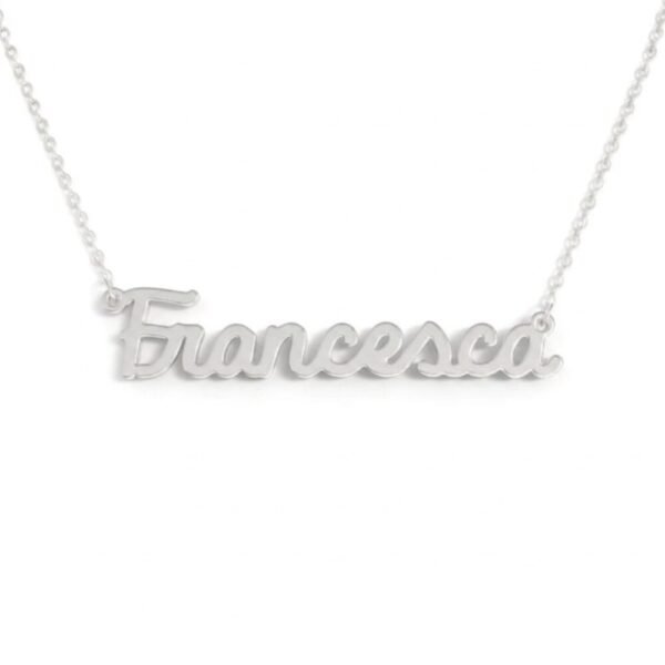 Collana Donna Con Nome Francesca In Acciaio Silver Magic In The Moonlight
